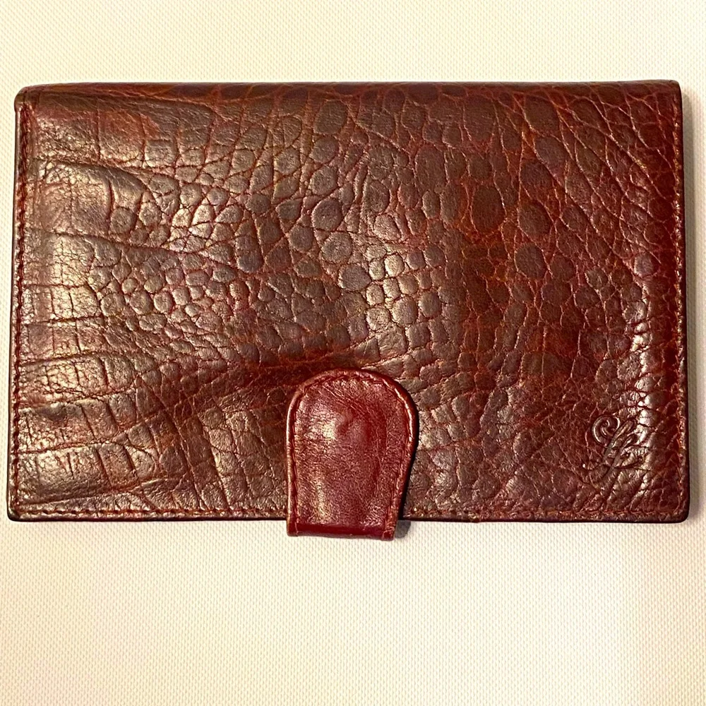 louise fontaine vintage alligator leather wallet